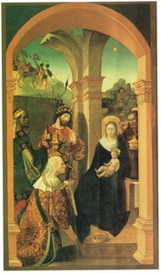 Adoration of the Magi by Alejo Fernandez